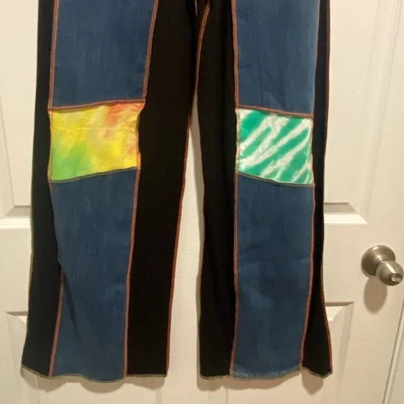 Styles Ever After Vintage Original Designs Denim & Black Stretch Pants NWT - Picture 11 of 11